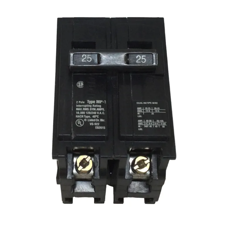 Direct From Factory Murray MP225 25 Amp 2 Pole 120/240V Plug In Type MP-T Circuit Breaker