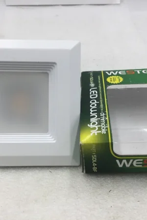 Westgate SDL4-BF-30K 4" 3000K LED Square Recessed Downlight with Baffle Trim No Minimum Order