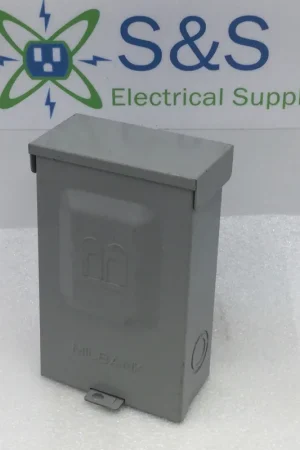 Milbank U3800 60 Amp 1 Phase 2 Wire 240V Non-Fused Enclosed Pullout Switch Exclusive