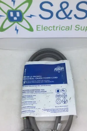Price Cut FSP PT220L 4 Ft 30 Amp Dryer Power Cord
