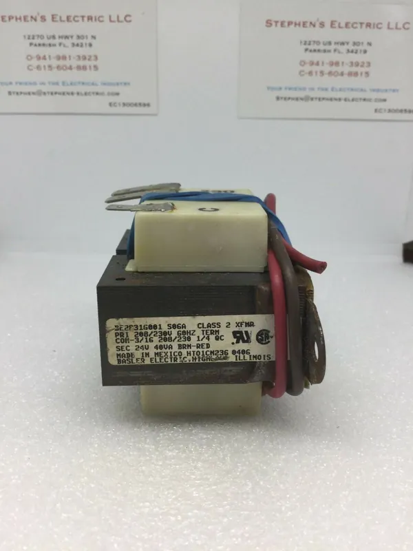 Weekend Sale Basler Electric Be23761001 S06a Transformer 208/230v 60hz, 24v/48va