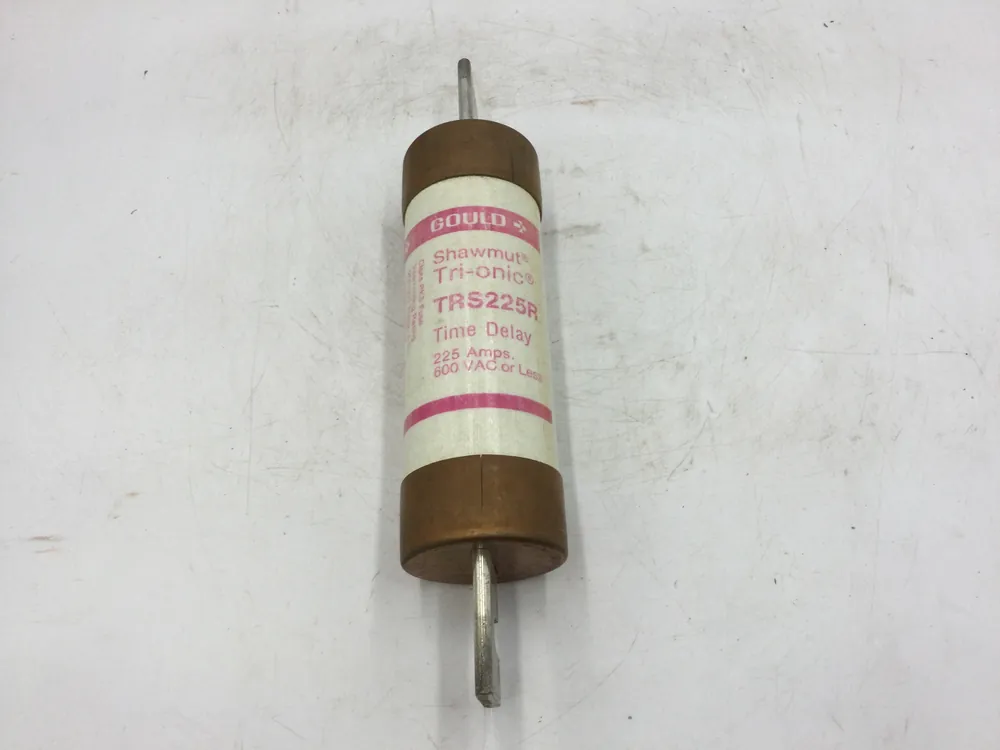 Gould/Shawmut Tri-Onic TRS225R 225 Amp 600V or Less Time Delay Fuse Current Limiting Class RK5 High Quality