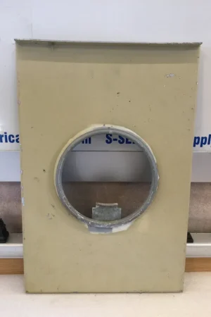FPU/Kearney 100-200 Amp 120/240V Meter Cover w/Latch on Back 17" x 11 1/2" Original
