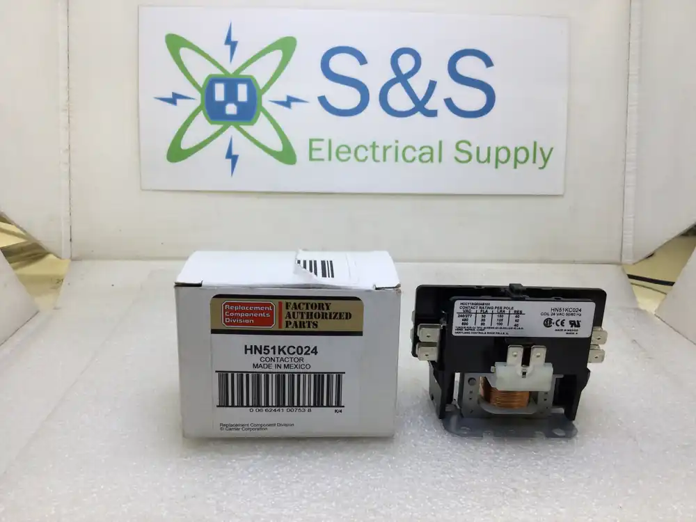 Popular Hartland Controls HN51KC024 30 Amp 2 Pole 240-600 VAC Contactor w/24 VAC Coil