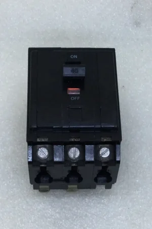 Time-Limited Square D QO340 40 Amp 3 Pole 240V Circuit Breaker - Black Face