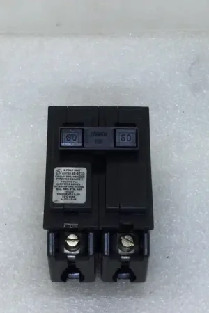 Viral Square D HOM260 60 Amp 2 Pole 120/240V Circuit Breaker - White Sticker