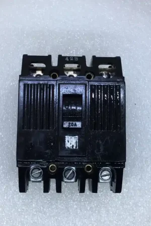 Final Sale GE/General Electric TQ32020 20 Amp 3 Pole 240V Circuit Breaker