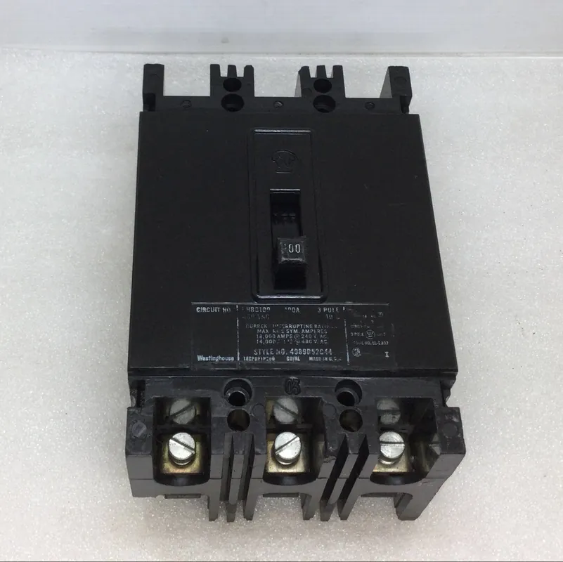 Westinghouse EHB3100 100 Amp 3 Pole 480V Type EHB Circuit Breaker Limited Offer