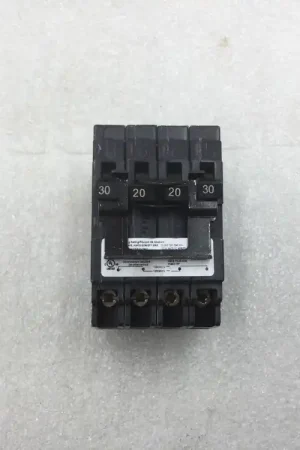 Today Only Siemens Q23020CT2 30/20/20/30 Amp 4 Pole 120/240V Circuit Breaker