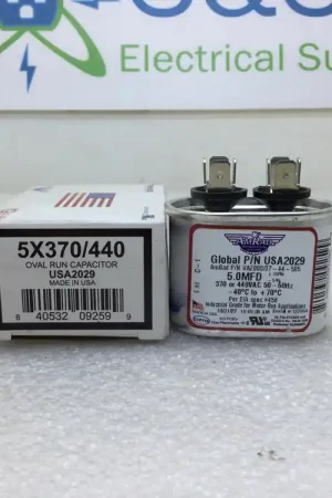 Amrad USA2029 5.0MFD +10%/-5% 370/440V 50/60Hz 70c/-40c Capacitor High Quality