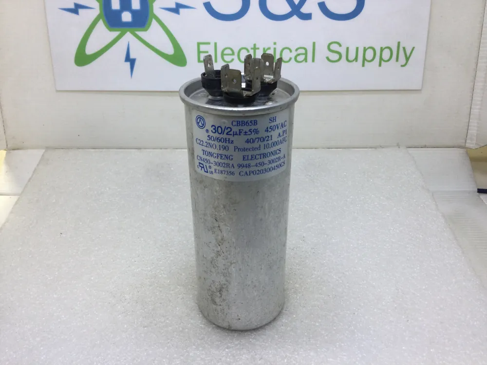 Latest Tongfeng CN450-3002RA 30/2uf+/-5% 450v 50/60hz CBB65B Capacitor