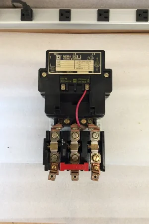 Big Sale Square D 8536-SEO1 Nema Size 3 Motor Starter Form S Series A 3Ph 575VAC @ 50HP Max 110/120V Coil