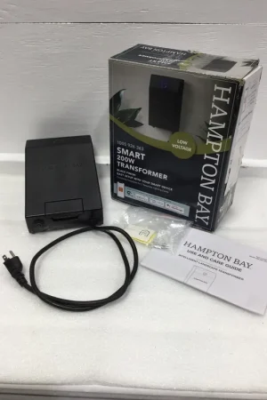 Hampton Bay 1005 926 363 Smart 200W Transformer Black Finish Clearance