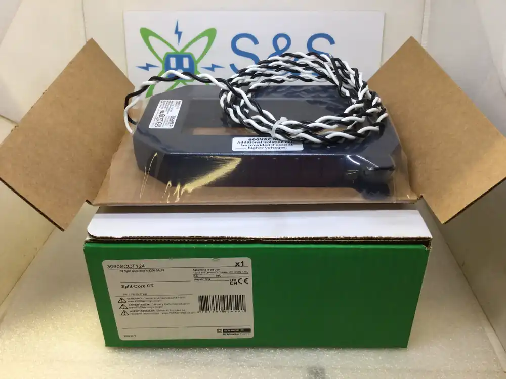 Schneider Electric 3090SCCT124 5 Amp 600V CT, Split Core Size 4 1200:5A,S3 Must Have