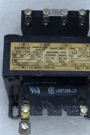 Buy Direct Square D S30021-505-51 Machine Tool Control Transformer Class 9070 Type EO-2 Series B