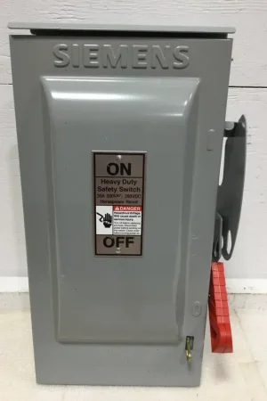 Cheap Siemens HF361NR 30 Amp 600v 3r Fusible Heavy Duty Safety Switch