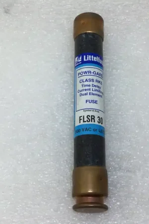 Best Choice Littlefuse Powr-Gard FLSR 30 30 Amp 600V or Less Dual Element Current Limiting Time Delay Fuse Class RK-5