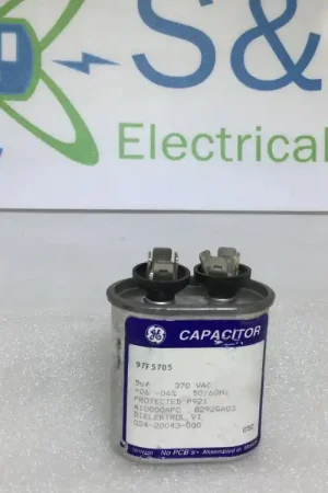 GE Capacitor (oval) Z97F5705 / 97F5705 5uf 370V +/-6% 50/60Hz P921 Top Pick