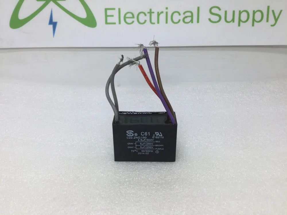 Servicefirst C61 E185116 Degrees C22.2 No.190 4.5uf, 6uf, 5uf Capcitor Hot Deal