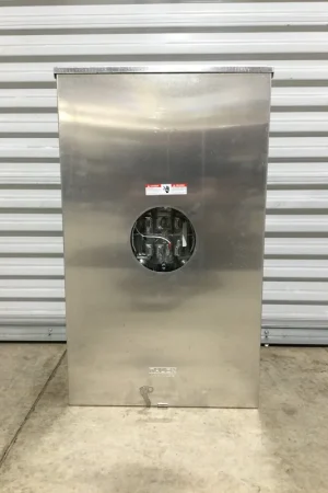 Latest Siemens/Talon 49107-02FL 3 Phase 320A Continuous 600VAC 7 Jaw Lever Bypass Ringless Meter Socket (New)
