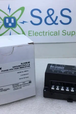 Littlefuse EL3100-00 Ground-Fault & Phase-Voltage Indicator Rev R02 208-600V 50/60Hz Reduced Price