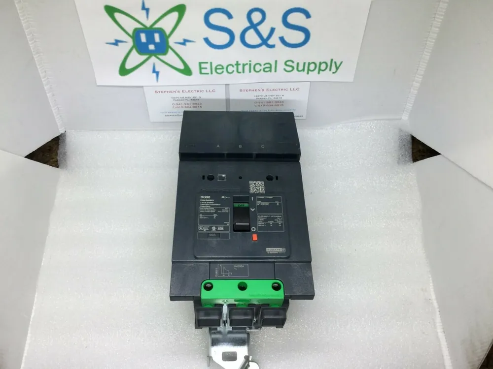 Square D BGA34090Y 3 Pole 90 Amp 600v BG90 PowerPact I-Line Circuit Breaker Luxury