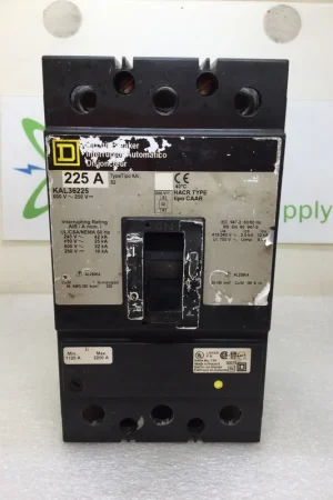 Best Seller Square D KAL36225 225 Amp 3 Pole 600VCircuit Breaker