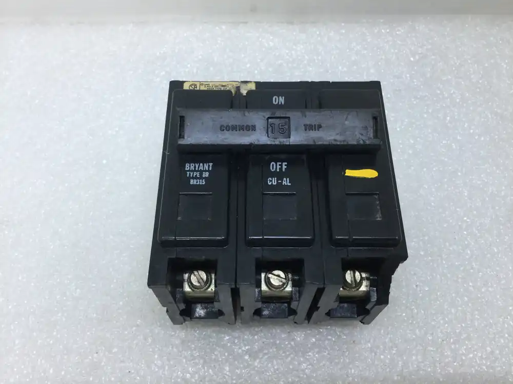 Don’t Miss Out Bryant BR315 15 Amp 3 Pole 240vac Type BR Circuit Breaker