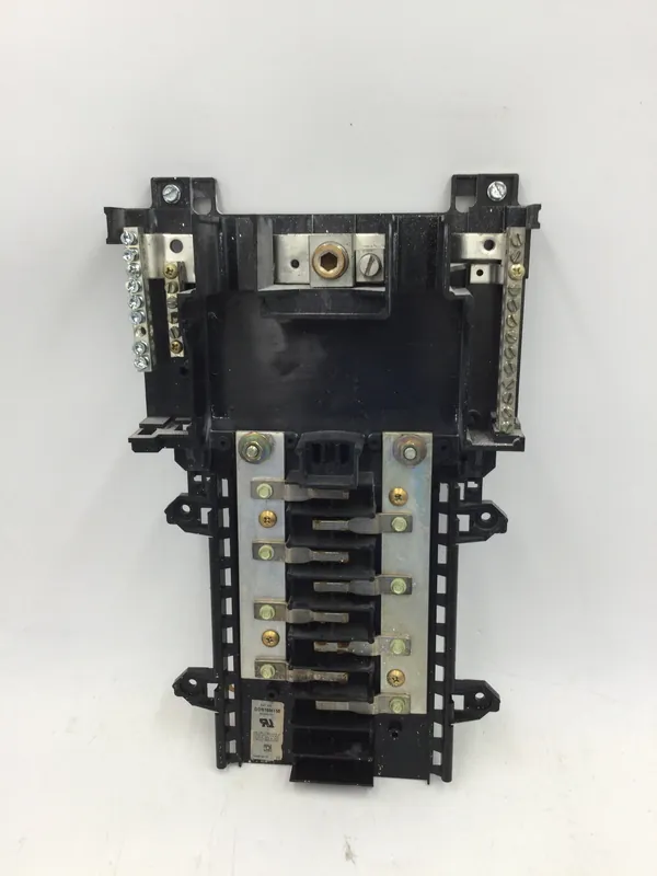 Square D QON16M150RB 150 Amp 8 Space 120/240 VAC Load Center Guts Only 9" X 14" Top Rated