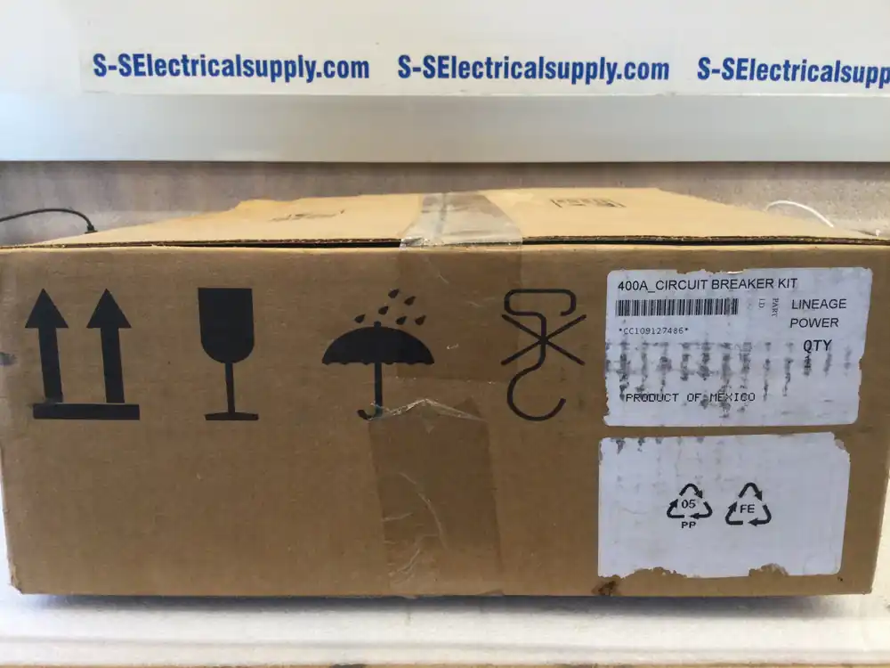 Hassle-Free Returns Heinemann GJ1P-Z1039-1W 400A 160VDC 25kAIC @ 65VDC 2 Pole Circuit Breaker (New)