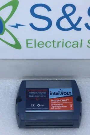 Intervolt N1816 Switch Mode Lighting Dimmer 200/400 Watt 12/24VDC Model SLD2040DC Free Delivery