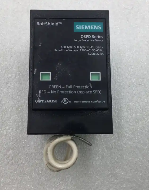 Free Shipping Siemens QSPD2A035B 35 Amp 2 Pole 1PH 3W 240V Surge Protective Device