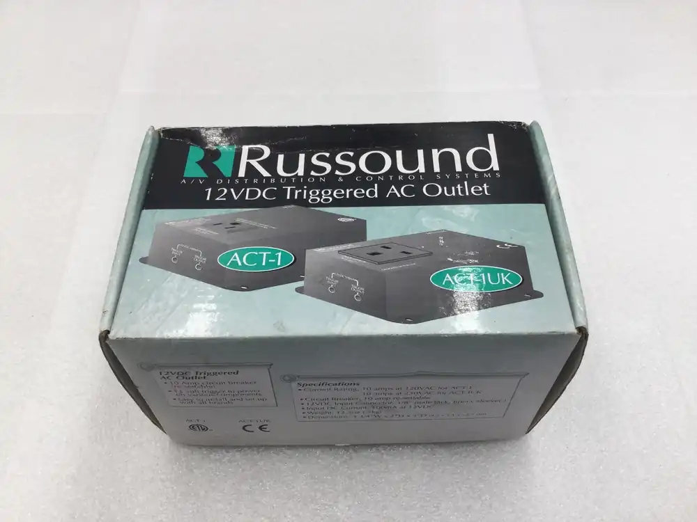 Fan Favorite Russound ACT-1 120VAC - 12VDC Triggered AC Outlet