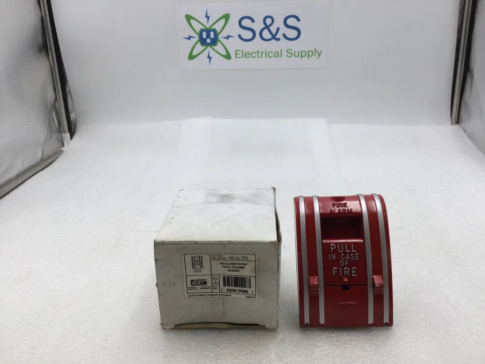 EST/Edwards Systems Technology SIGA-270 Single Action Fire Alarm Pull Station Warranty Included