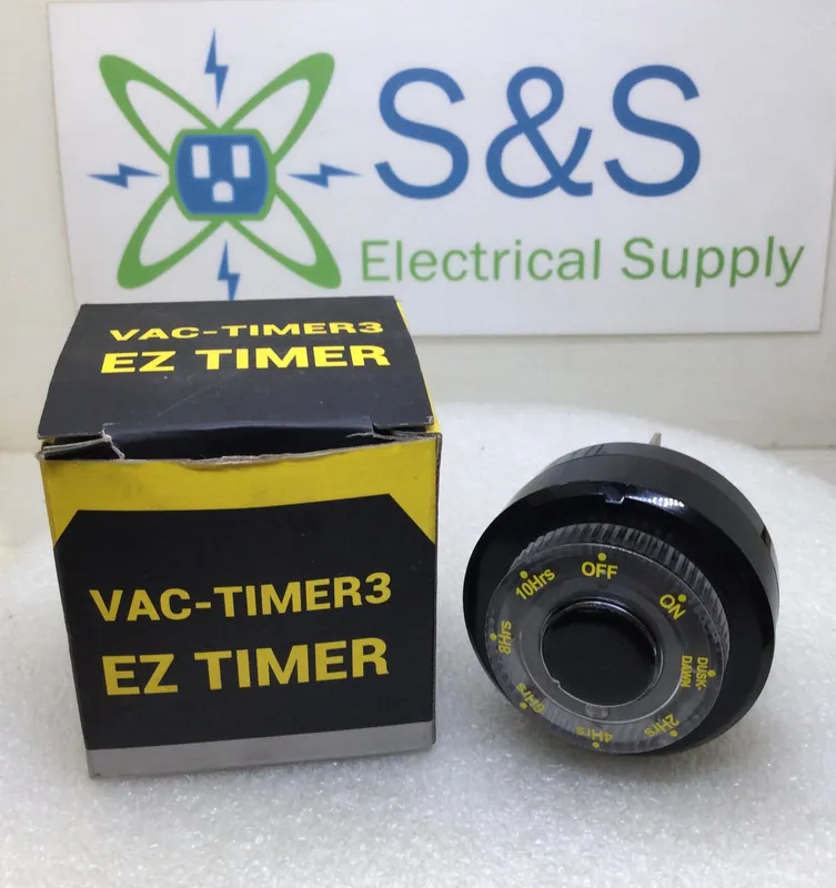 Intertek VAC-TIMER3 15 Amp 120V 1800W Resistive EZ Timer Fan Favorite