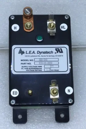 Same Day Shipping L.E.A. Dynatech 010-00-0620 Surge Suppressor 277V Voltage rating 1.5KV Peak
