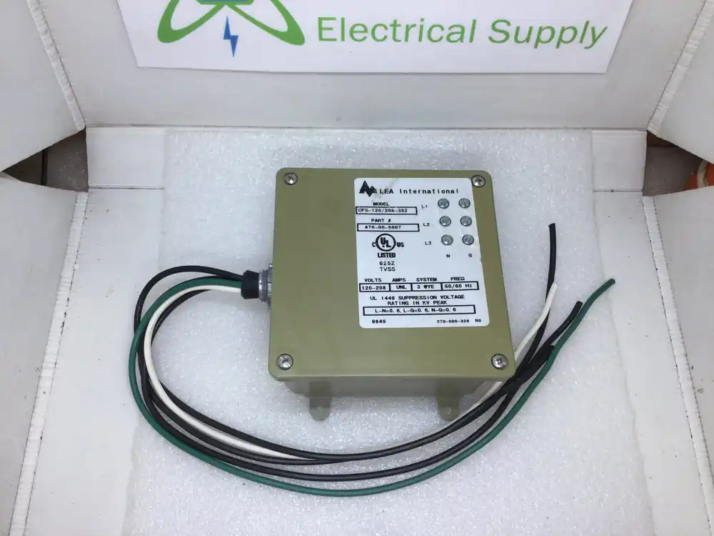 LEA International CFS-120/208-352 TVSS Surge Protector A70-00-5007 Warranty Included