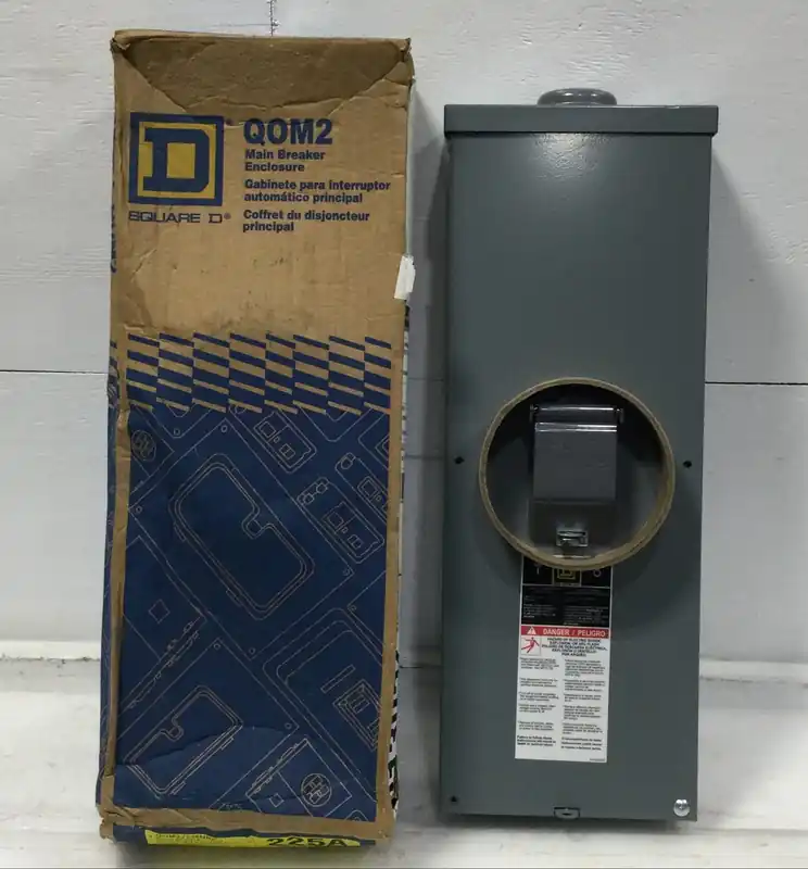 Square D QOM2-2225NRB 225 Amp 2 Pole Single Phase 120/240V Breaker Enclosure Premium