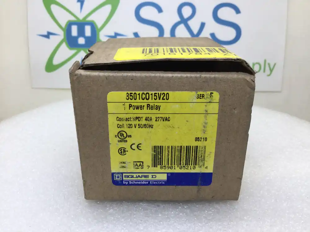Same Day Shipping Square D 8501CO15V20 30 Amp Power Relay