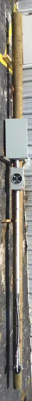 Eaton BR/FPCL200A-20' 200 Amp 1 Phase 120/240V 20' Load center/Meter Power Pole Don’t Miss Out