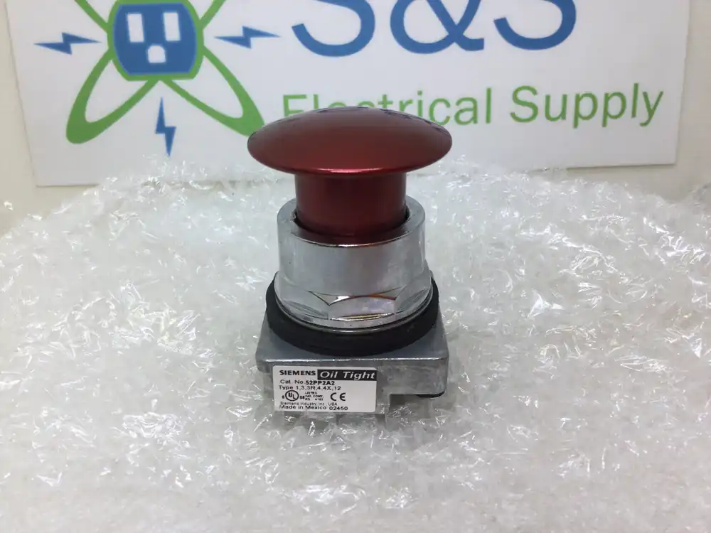 Siemens 52PP2A2 2 Position Heavy Duty Push Pull Button - Red Latest