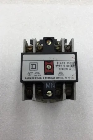 Buy Direct Square D 8501X040 20 Amp 8 Pole 600 VAC Industrial Control Relay w/120 VAC Coil