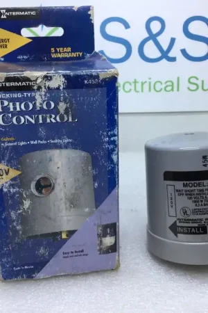 Intermatic K4521 Locking Type Photo Control 1800W/15 Amp/120V Trusted Brand