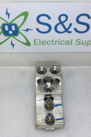 Ilsco PB3-600 600MCM-2 AL9CU 3 Port 3/8" Bolt Size Panel Board Lug, D1282 AL9CU Fresh Stock