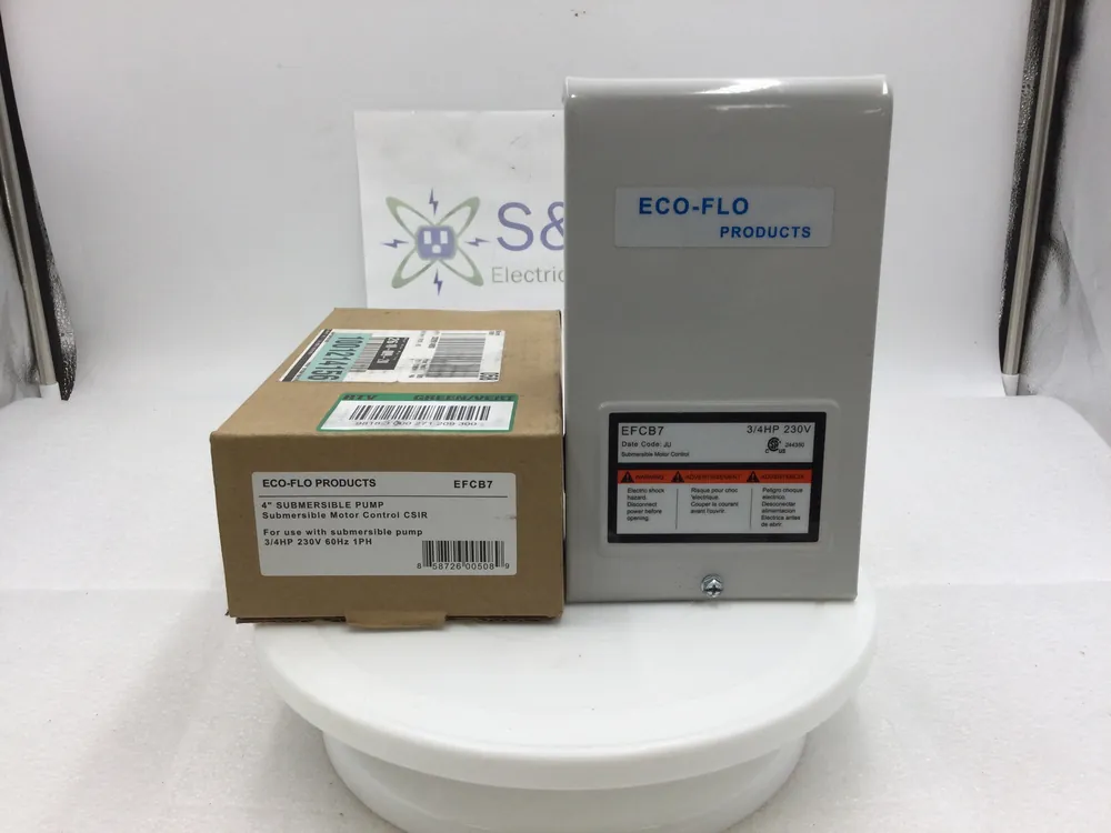 ECO-FLO Products EFCB7 4 Inch Submersible Motor Control CSIR Crafted
