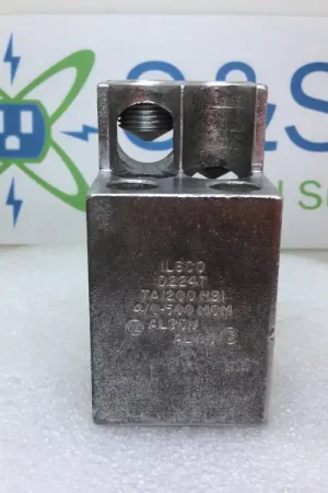 Ilsco D2247 TA1200NBI 4/0 500MCM AL9CU Terminal Lug Fresh Stock