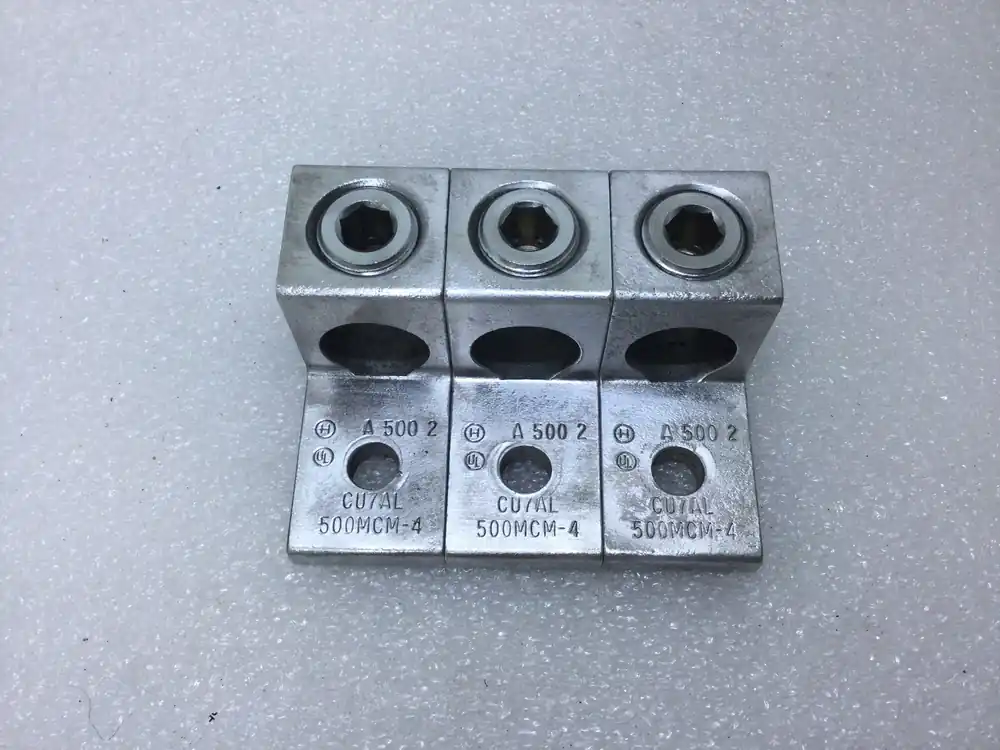 Limited Time Lot Of 3 A 500-2 C 500MCM-4 Mechanical Lug CU-AL A 500 2
