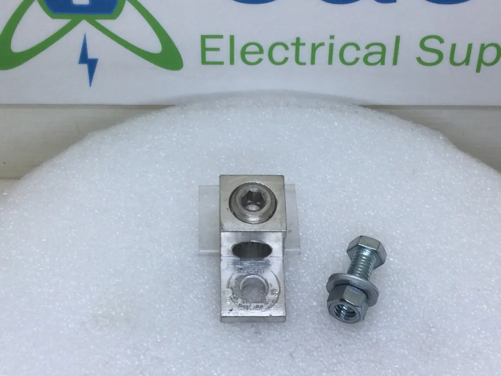 Reduced Price Burndy KA29U Mechanical Connector Lug 6 AWG to 250 KCMIL Ideal LA-250 2" x 1"