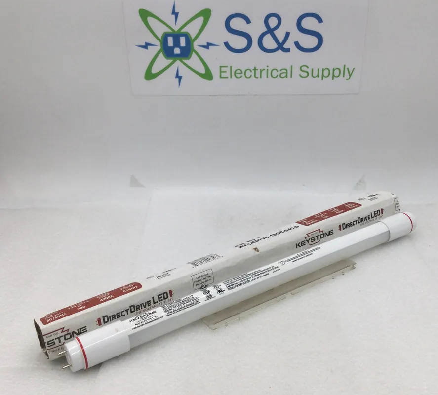 Keystone KT-LED7T8-18GC-840-D 7W 277V 4000K LED Lamp Free Shipping