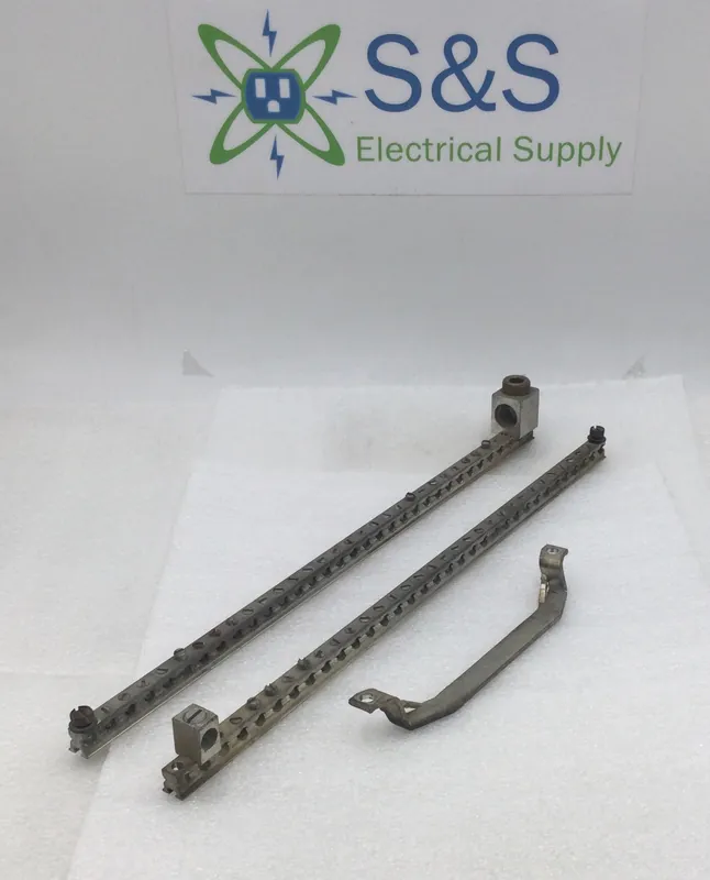 ITE 33 Position 4-14 AWG Grounding Bar Set w/Metal Cross Bar Price Cut